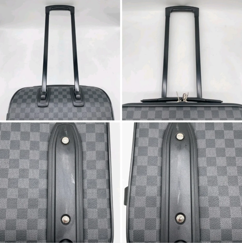 Louis Vuitton Damier Graphite Pegasus 55 Checkered Travel Luggage